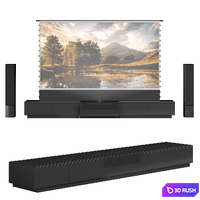 Vividstorm Laser TV Cabinet Monte Carlo 3D Model Vray, Corona