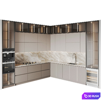 Kitchen 0291 3D Model Vray, Corona