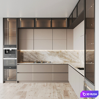 Kitchen 0291 3D Model Vray, Corona