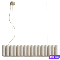 Foscarini Pli Paper Pendant Lamp 3D Model Vray, Corona