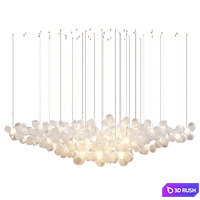 Bocci 100 random lights 3D Model Vray, Corona