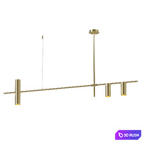 Cassandra Pendant Lamp 3D Model Vray, Corona