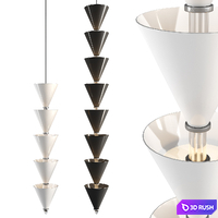 LESTER Suspension Lamp by Lampatron 3D Model Vray, Corona
