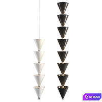 LESTER Suspension Lamp by Lampatron 3D Model Vray, Corona
