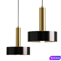 Pendant lamp Freya Izza 3D Model Corona