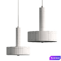 Pendant lamp Freya Izza 3D Model Corona