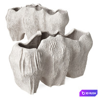 Raw coral vase 3D Model Vray, Corona