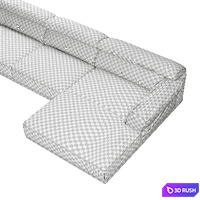 Mill Corner Sofa by FENDA 3D Model Corona