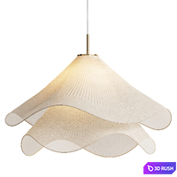 Ethereal Bloom Pendant Light 3D Model Vray, Corona