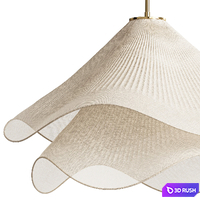 Ethereal Bloom Pendant Light 3D Model Vray, Corona