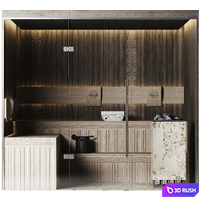 Home sauna - Wervik 3D Model Corona