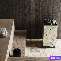 Home sauna - Wervik 3D Model Corona