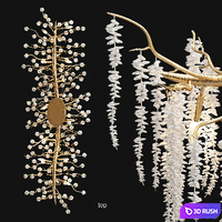 Crystal Chandelier Collection 3D Model Vray