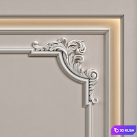 Illuminated ceiling in classic style 006 3D Model Vray, Corona