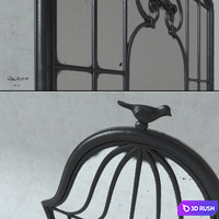 Mirror 3D Model Vray