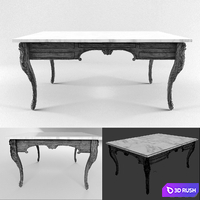 DINING TABLE: Bespoke Yoo Design 3D Model Corona
