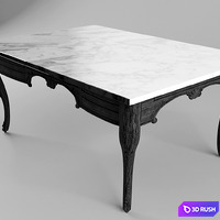DINING TABLE: Bespoke Yoo Design 3D Model Corona