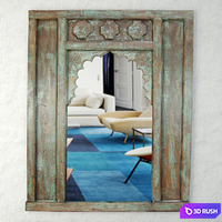 19th-C. Turkish Mirror 3D Model Vray
