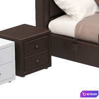 Bed with lifting mechanism and bedside tables 3D Model Vray