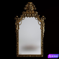 Mirror Wall OAK Industria Arredamenti MG 5171 3D Model Corona