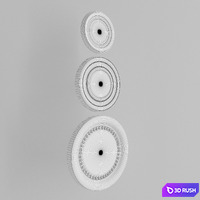 UTTERMOST Adelfia Rounds S3 mirror 3D Model Corona