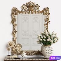 Mirror Chelini Art.1201 3D Model Vray