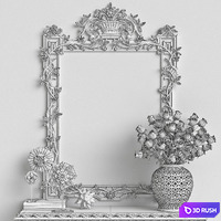 Mirror Chelini Art.1201 3D Model Vray