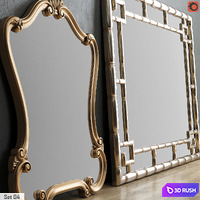Mirror Collection Set 04 3D Model Corona