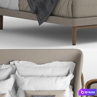 Bed Giorgetti Pegaso 3D Model Vray