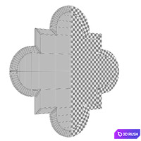 Eichholtz Mellon Mirror 108721 3D Model Vray