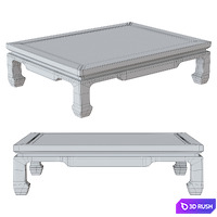 Ralph Lauren Gallerie Cocktail Table 3D Model Corona