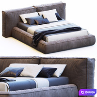 Bed Fluff 3D Model Corona