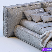 Bed Fluff 3D Model Corona