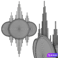 Streamline mirror 3D Model Corona
