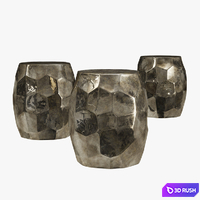 Mercury Row Hibbitts Garden Stool 3D Model Vray