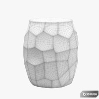 Mercury Row Hibbitts Garden Stool 3D Model Vray