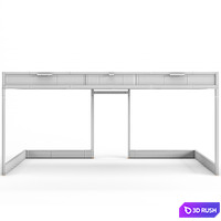 Skram, Wshbone drawer desk 3D Model Vray, Corona
