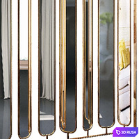 Decorative partition 14 3D Model Vray, Corona