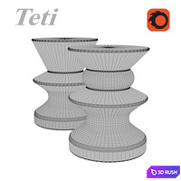Zanotta teti 3D Model Corona