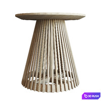 Wooden coffee table - IRUNE CC0623M47 3D Model
