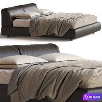 Poliform Bed BOLTON 3D Model Corona