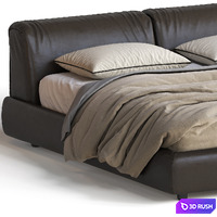 Poliform Bed BOLTON 3D Model Corona