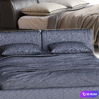 Poliform Bed BOLTON 3D Model Corona