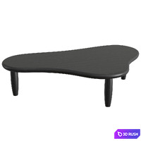 Puddle table 3D Model Corona