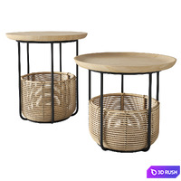 Allain Gilles Vincent Sheppard basket table 3D Model Vray, Corona