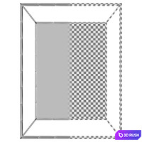 Lavigne Traditional Accent Mirror W000531828 3D Model Vray