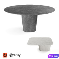 Tribù Tao outdoor garden Tables 3D Model