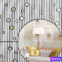 Mirror 149 3D Model Vray, Corona
