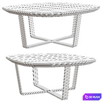 Longhi OMEGA COFFEE TABLE BY GIUSEPPE IASPARRA 3D Model Vray