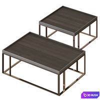 Laskasas Raw Coffee Tables 3D Model Vray, Corona